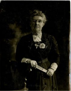 A portrait of Sara Louisa Oberholtzer, a key figure in the Thrift movement